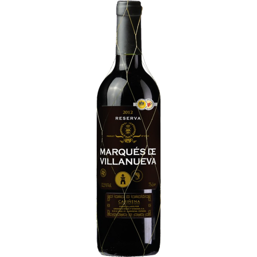 Marqués de Villanueva Tempranillo Reservado Cariñena DOP 2015 - Grandes  Vinos y Viñedos - vinobucks