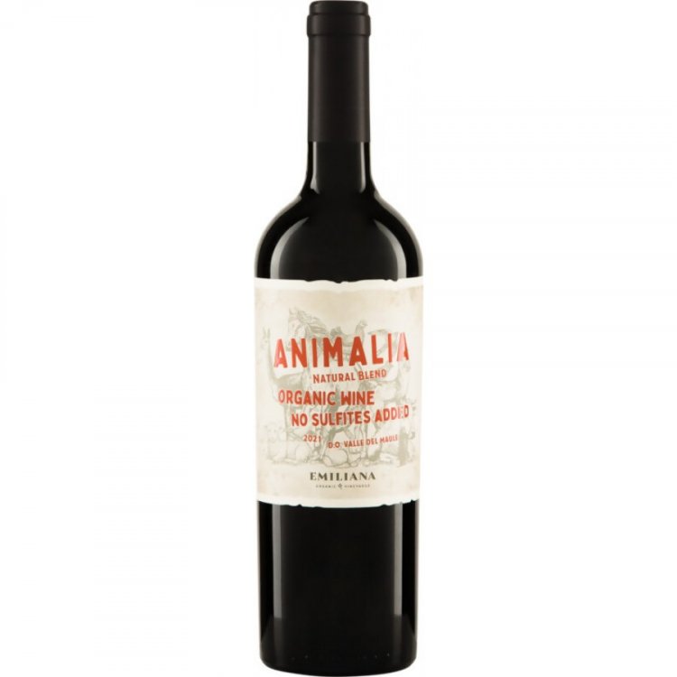 Animalia Natural Blend Red D.O. Valle del Maule ohne SO2-Zusatz Emiliana 2021 - Emiliana Organic Vineyards