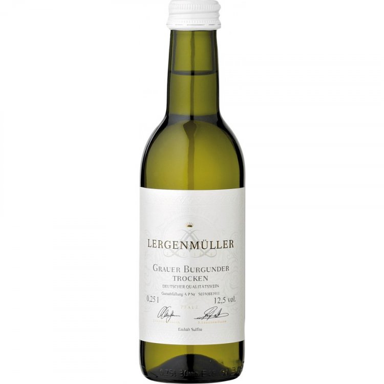 Grauburgunder Kleinflasche 2023 Piccolo 0,25l - Lergenmüller