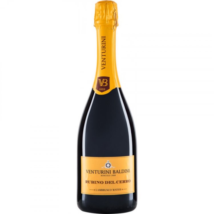 Rubino Del Cerro Reggiano Lambrusco DOP Spumante Brut Baldini - Venturini Baldini