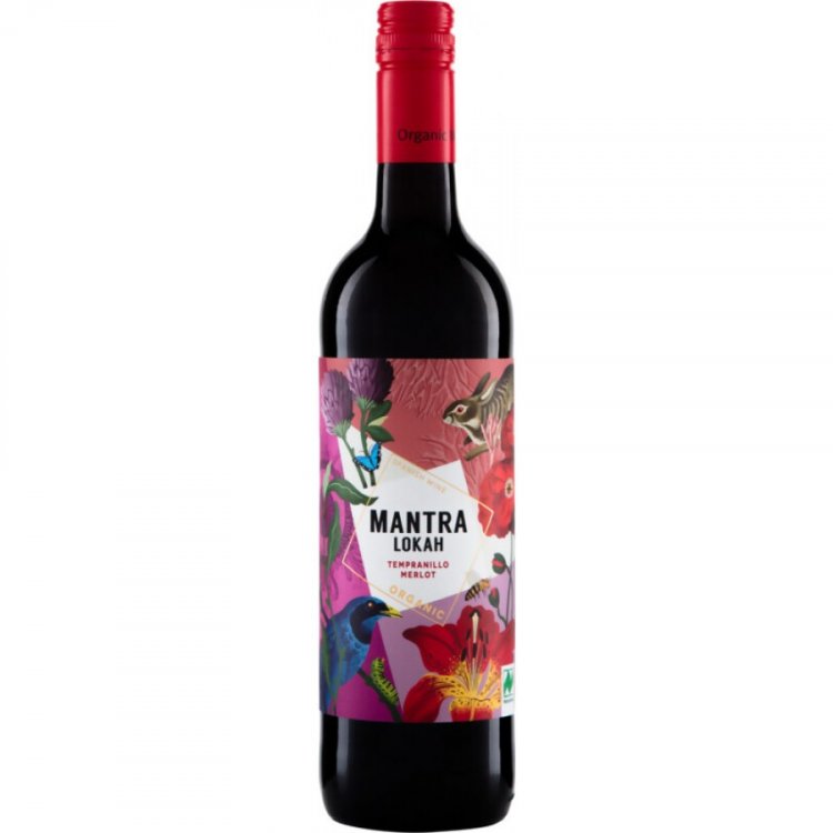 Mantra Lokah Tinto Tempranillo-Merlot 2023 - Bodegas Parra Jiménez