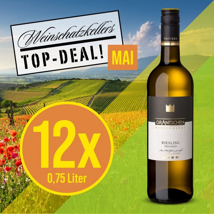 12 x Riesling im Holzfass gereift Riesling 9l - Genossenschaftskellerei Heilbronn