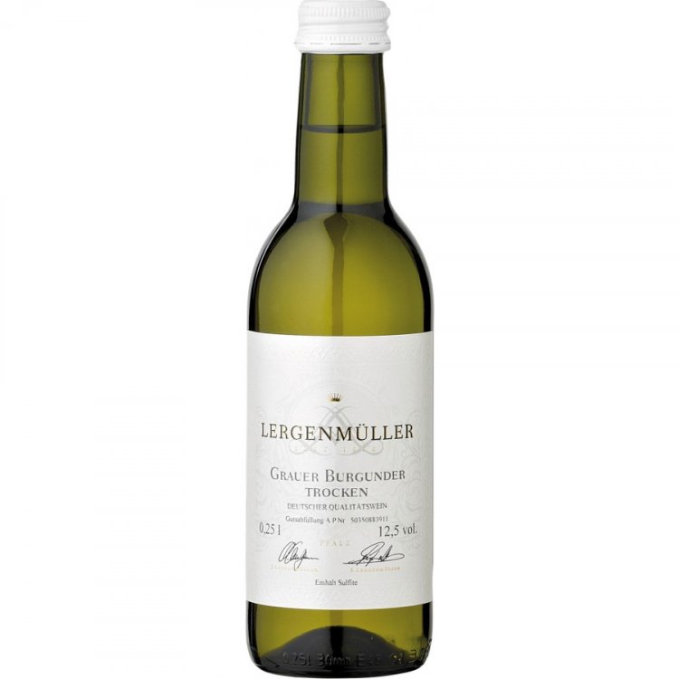 Grauburgunder Kleinflasche 2023 Piccolo 0,25l - Lergenmüller
