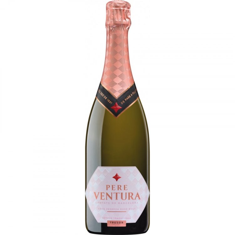 Cava Gran Reserva Tresor Brut Rosé 2021 - Pere Ventura