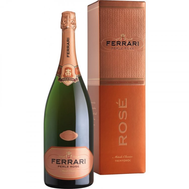 Perlé Rosé Riserva Trentodoc 2017 Magnum - Ferrari