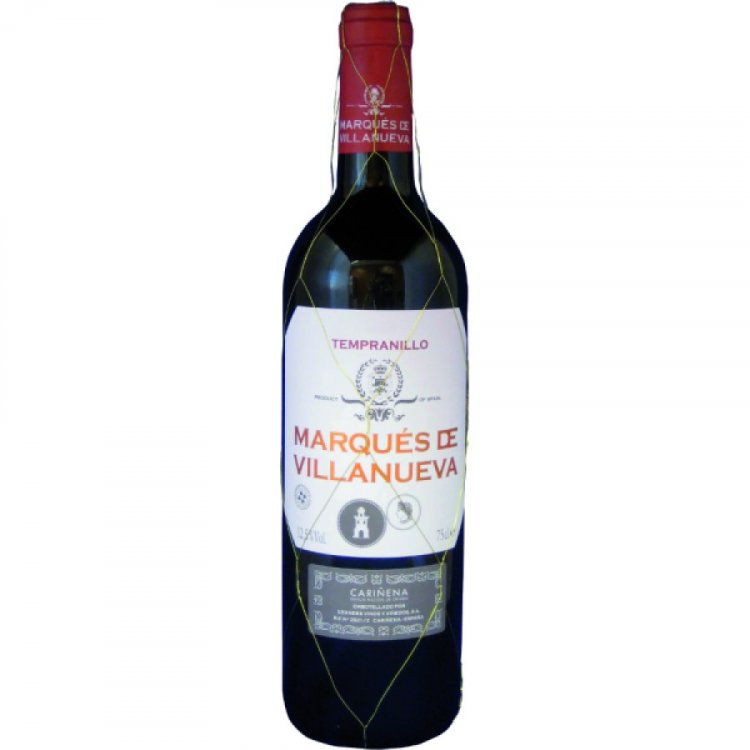 Marqués de Villanueva Tempranillo Cariñena D.O. 2019 - Grandes Vinos y Viñedos