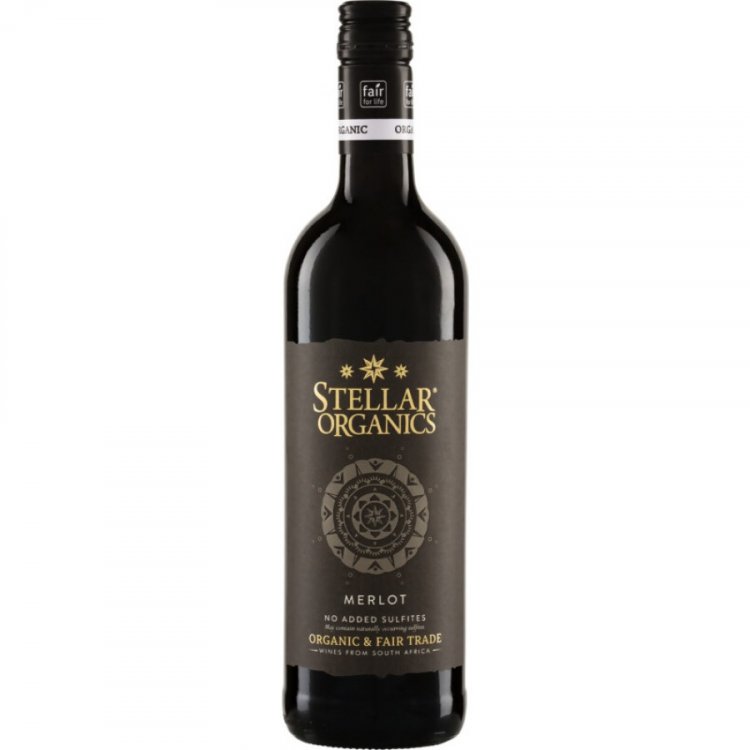 Stellar Merlot W.O. Western Cape ohne SO2-Zusatz Stellar Organics 2023