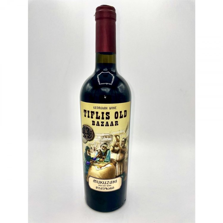 TIFLIS OLD BAZAAR Rotwein trocken Mukuzani 2020 - Tengiz Baluashvili Georgian Vine and Wine