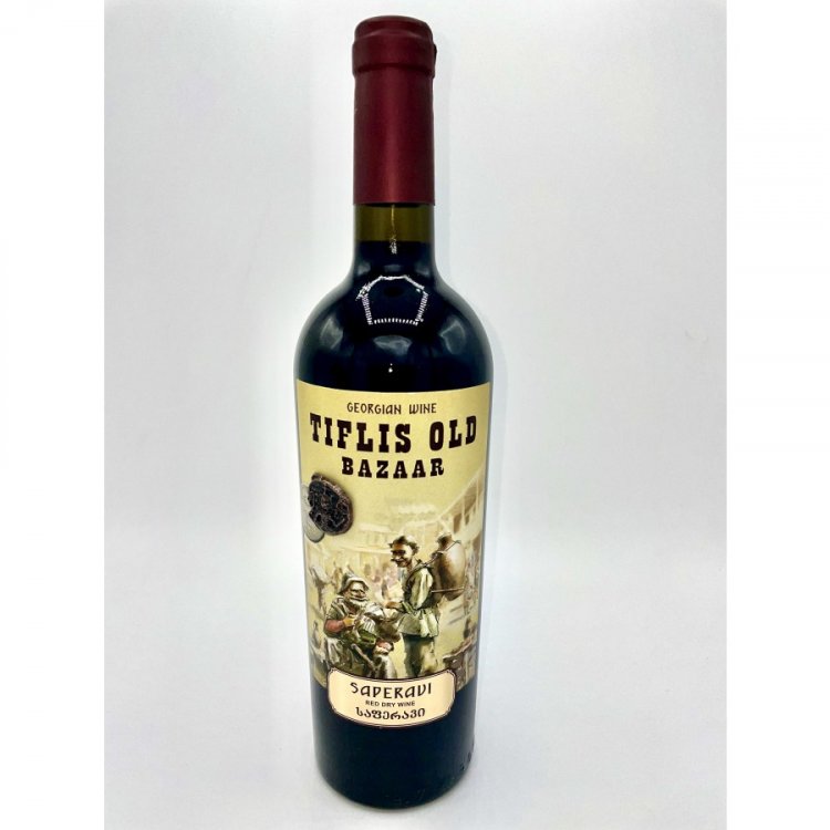 TIFLIS OLD BAZAAR Rotwein trocken Saperavi 2020 - Tengiz Baluashvili Georgian Vine and Wine