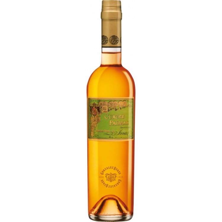 Cuatro Palmas Amontillado 0,5l - González Byass